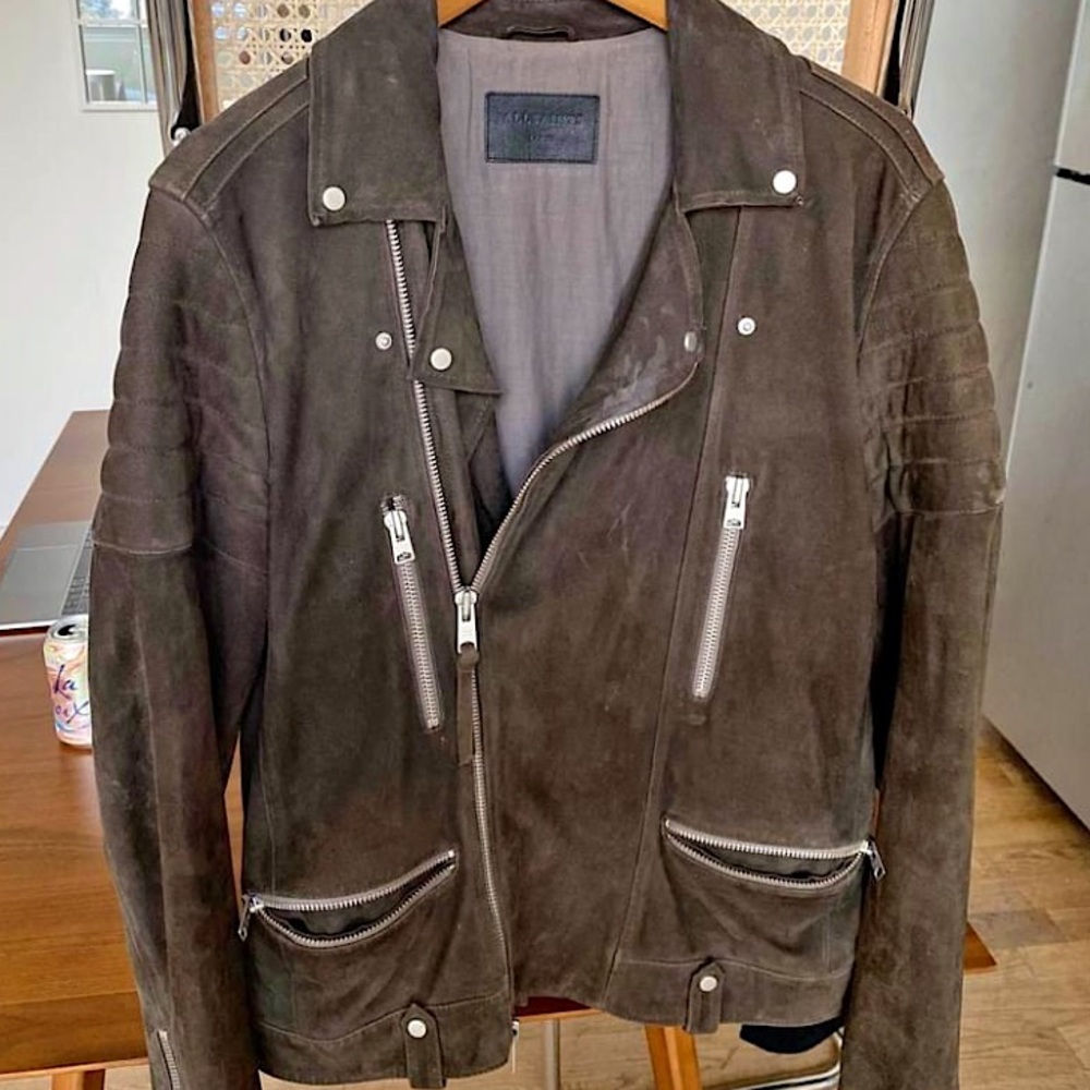 All Saints Leather Jacket - Large (fits Me…